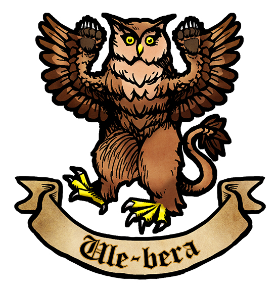 Owlbear Heraldry Sticker